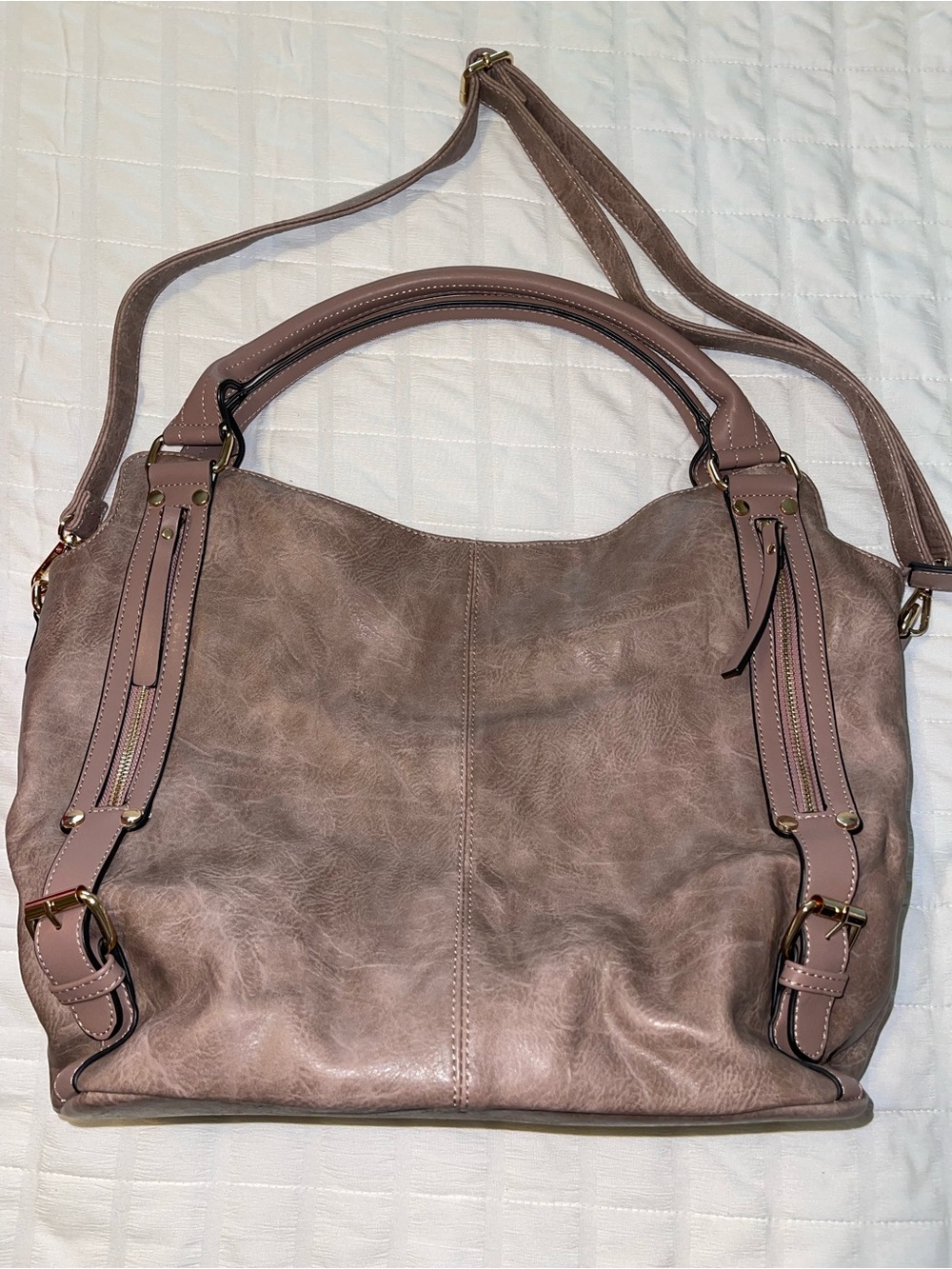 Classic Everyday Shoulder Tote in brown.